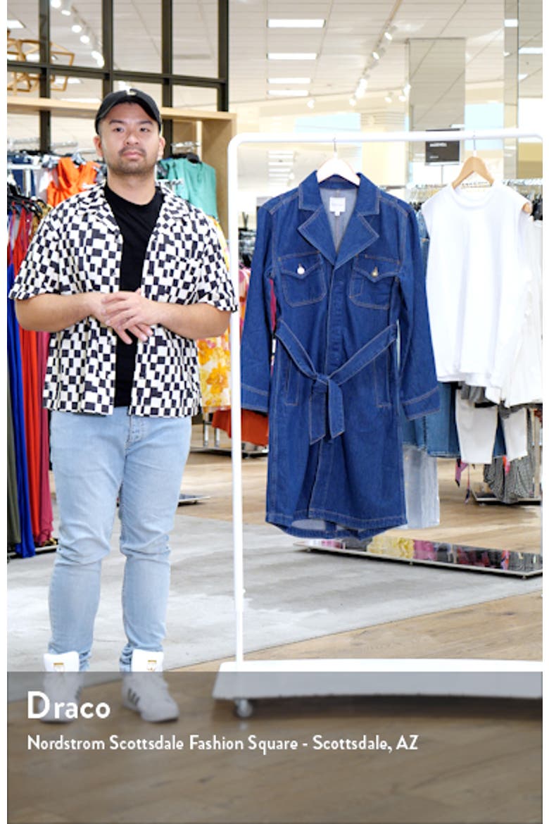 The Boulevard Denim Trench Wrap Coat video