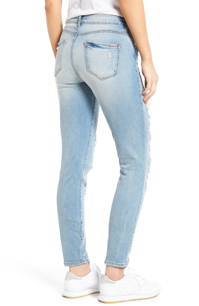 STS Blue Piper Distressed Skinny Ankle Jeans, Alternate, color, 