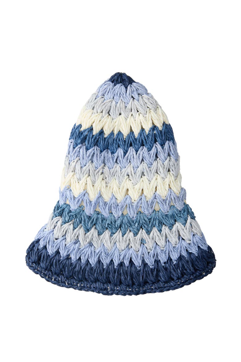Packable Straw Hat, Alternate, color, Capri