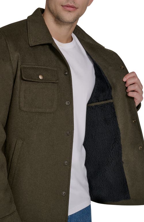 Dockers ® Fleece Lined Shirt Jacket In Green