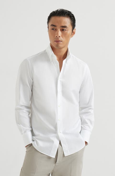 Button-down collar shirt