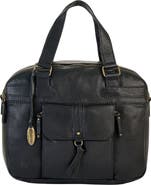 Børn Large Leather Organizer Satchel