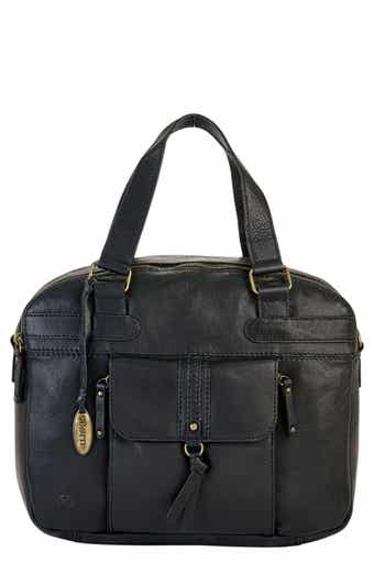 Børn Large Leather Organizer Satchel
