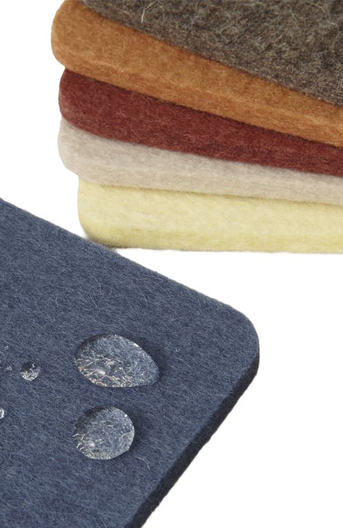 Graf & Lantz Graf Lantz Bierfilzl Merino Wool Square Coaster Multi 6 Pack In Santa Fe