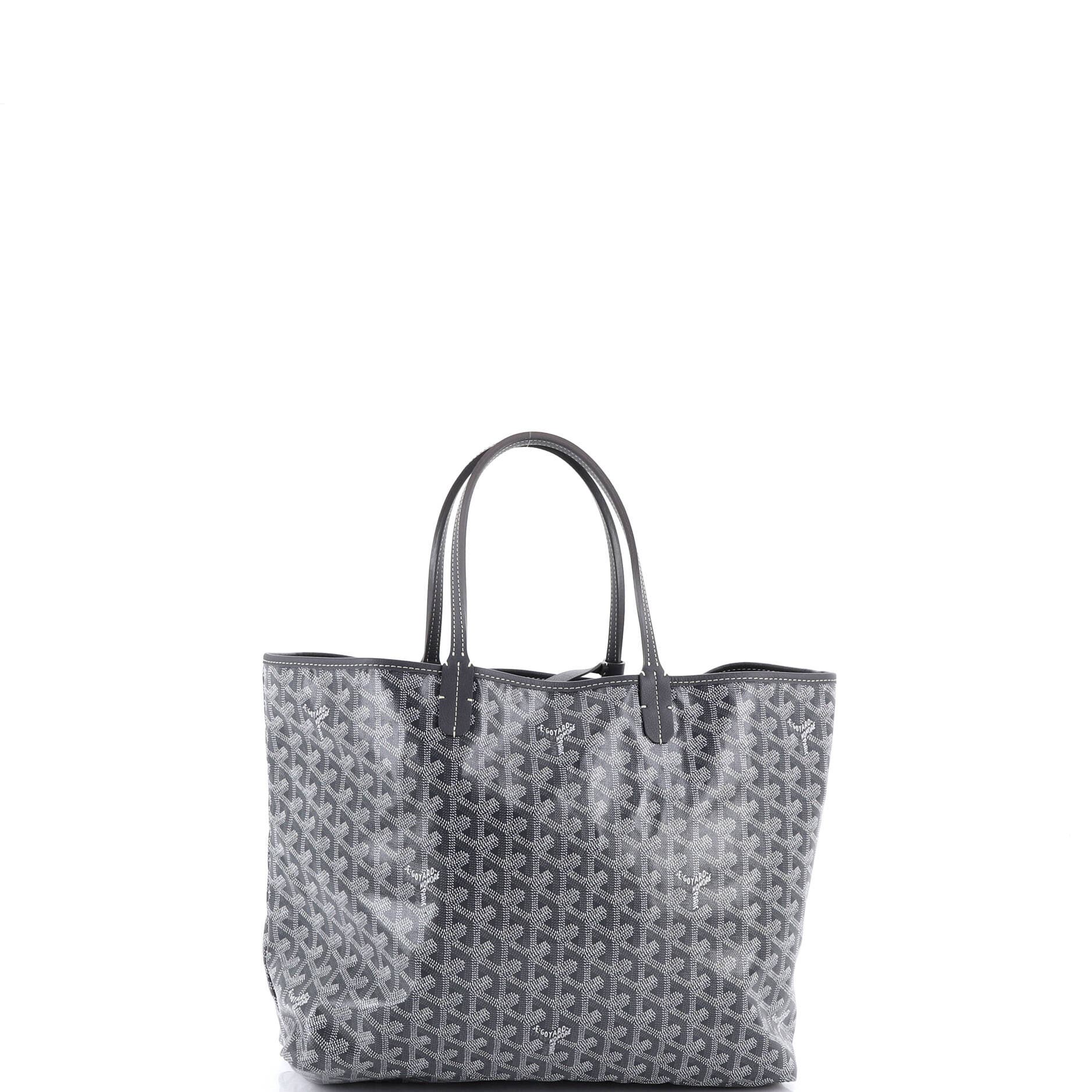 Pre-Owned Goyard Saint Louis Tote Coated Canvas PM, Alternate, color, Gray