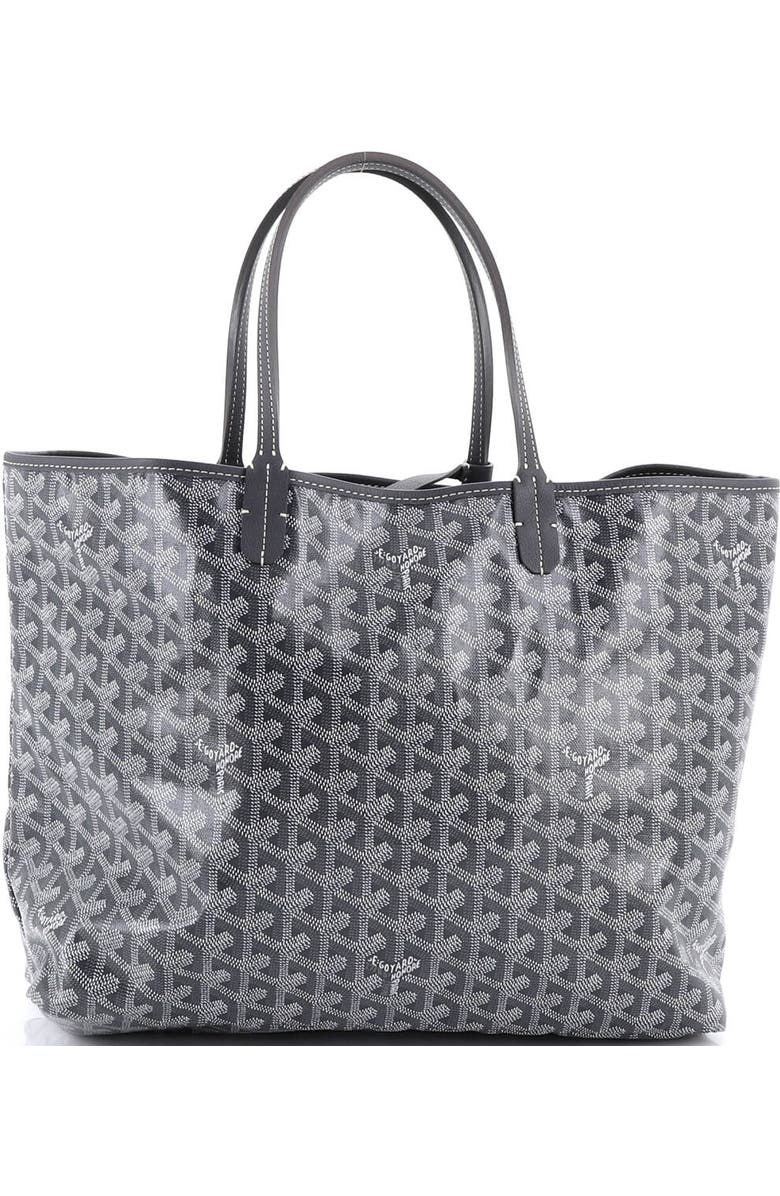 Pre-Owned Goyard Saint Louis Tote Coated Canvas PM, Alternate, color, Gray
