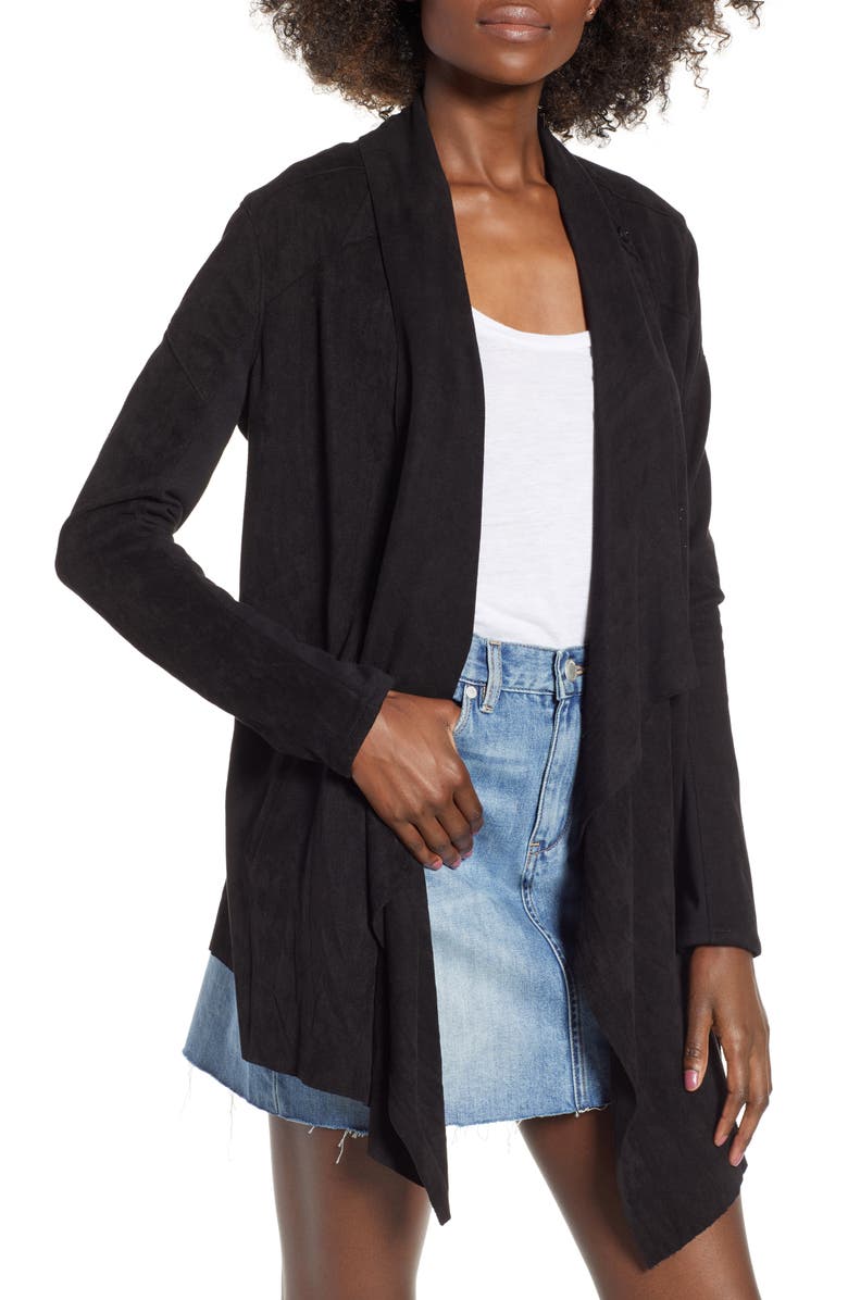BLANKNYC Cloud Nine Drape Jacket, Main, color, 
