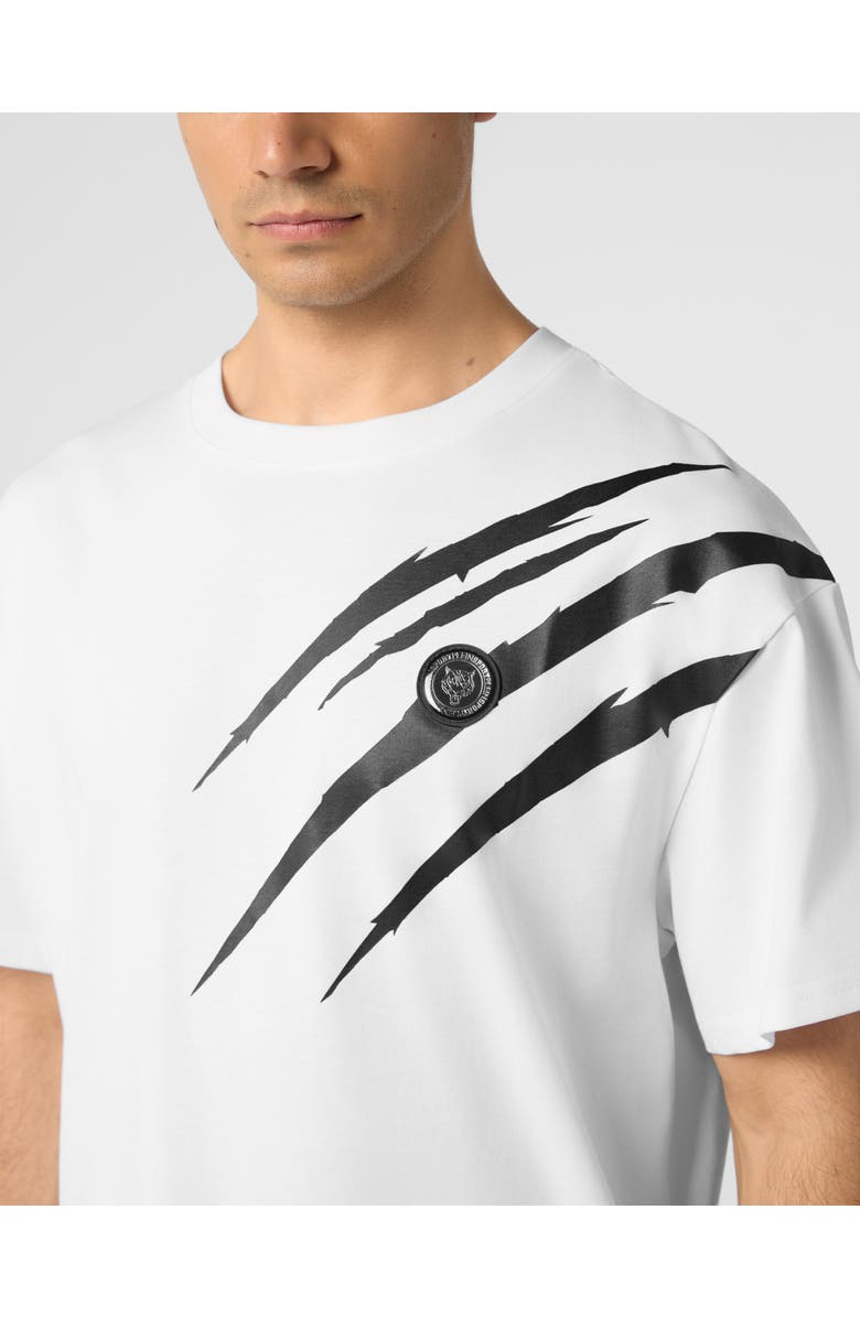 PLEIN SPORT Regular T-Shirt Scratch Men, Alternate, color, White