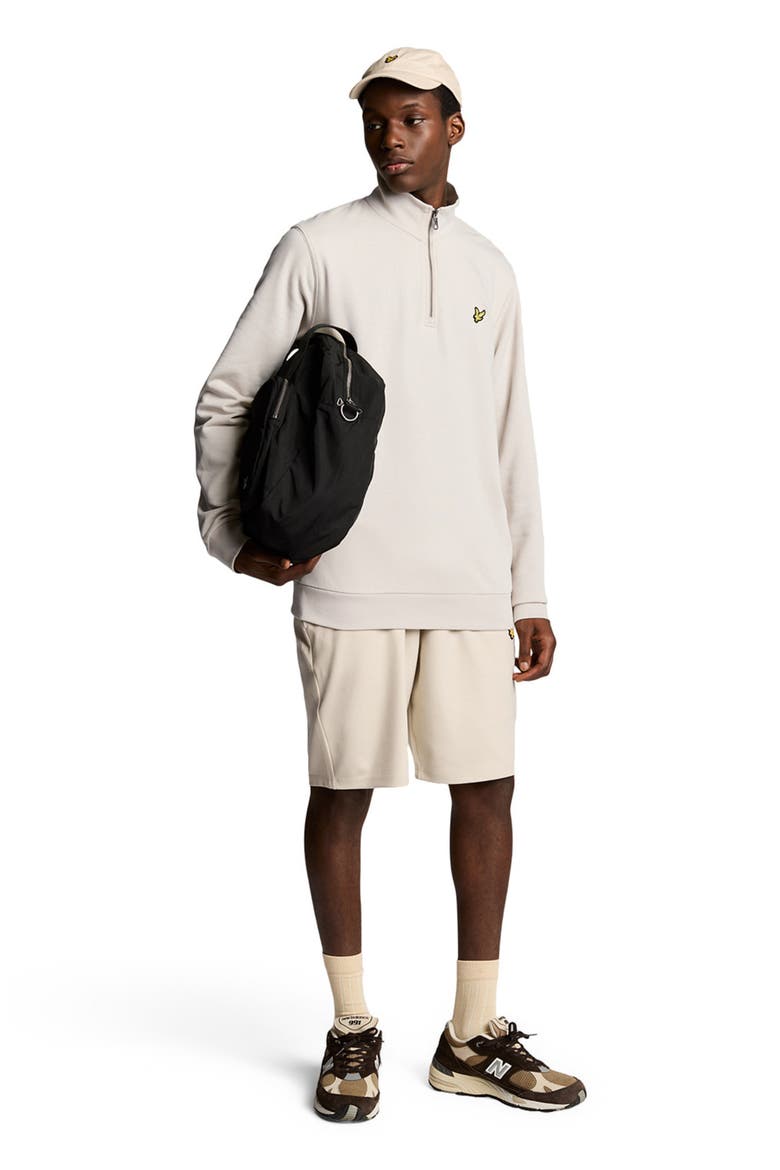 Loopback Quarter Zip Sweat, Main, color, Cove