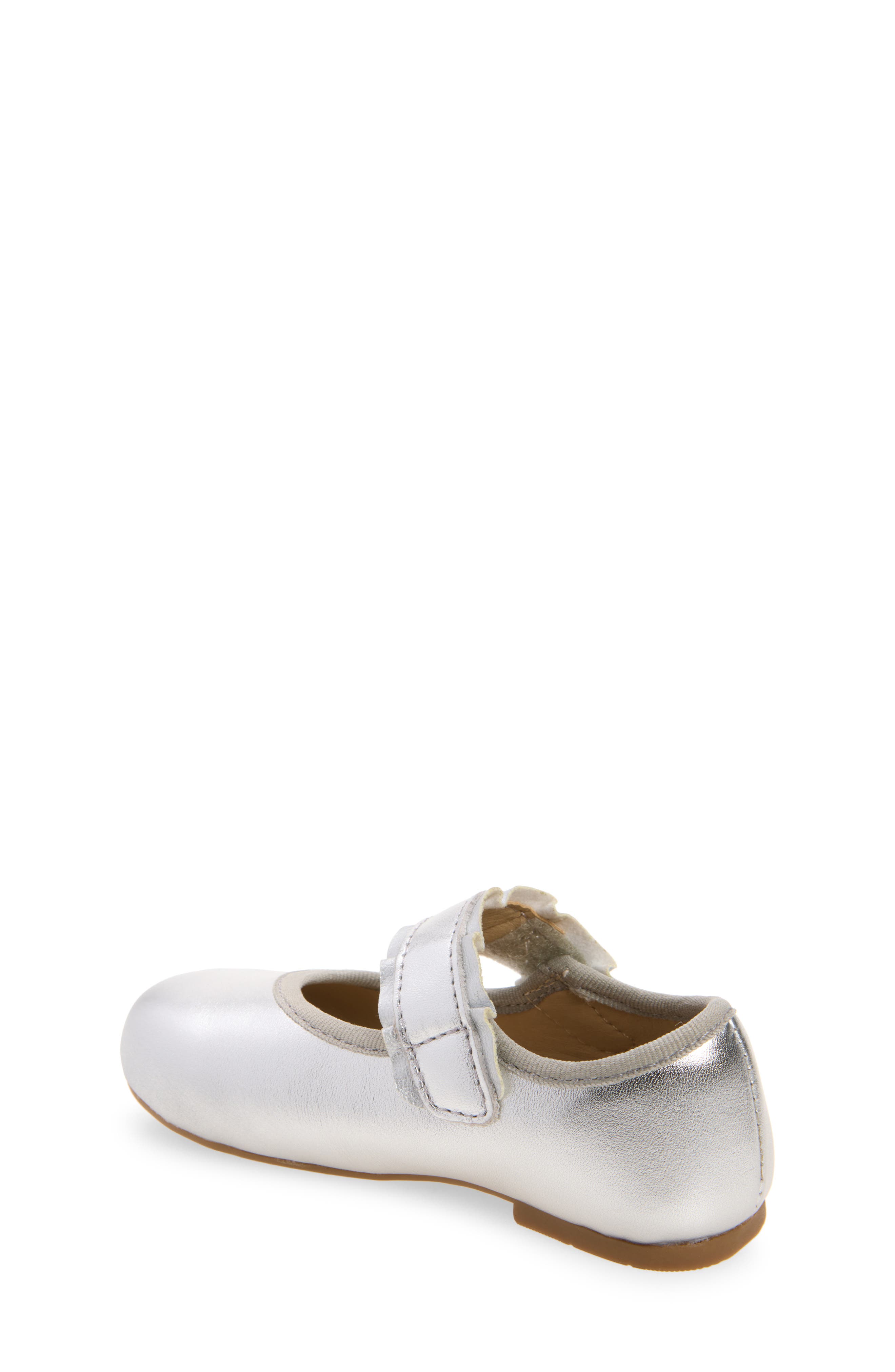 Kids' Frilly Jane Mary Jane, Alternate, color, SILVER