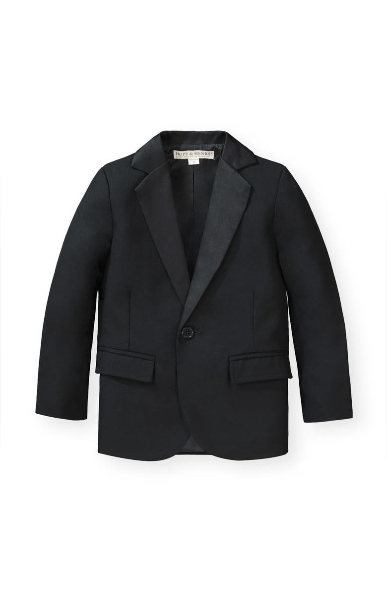 Hope & Henry Boys' Tuxedo Jacket, Kids, Main, color, Black