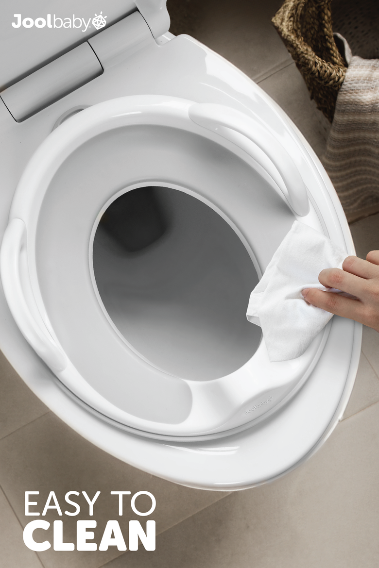 Potty Training Seat with Handles Toilet Training Seat, Alternate, color, Gray