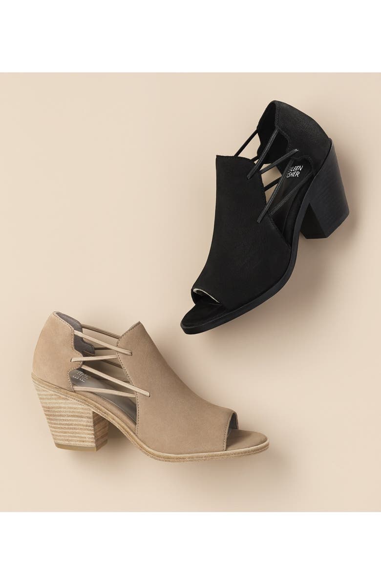 Eileen Fisher Nikki Peep Toe Sandal, Alternate, color,