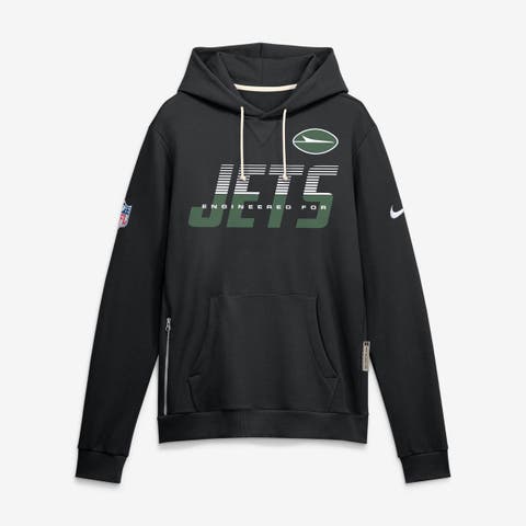 Men's Nike Black New York Jets Sideline Standard Issue Top Prospect Dri-FIT Hoodie