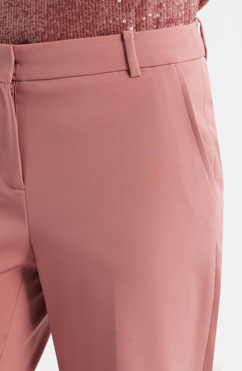 Anne Klein Straight Leg Ankle Pants, Alternate, color, Soft Primrose