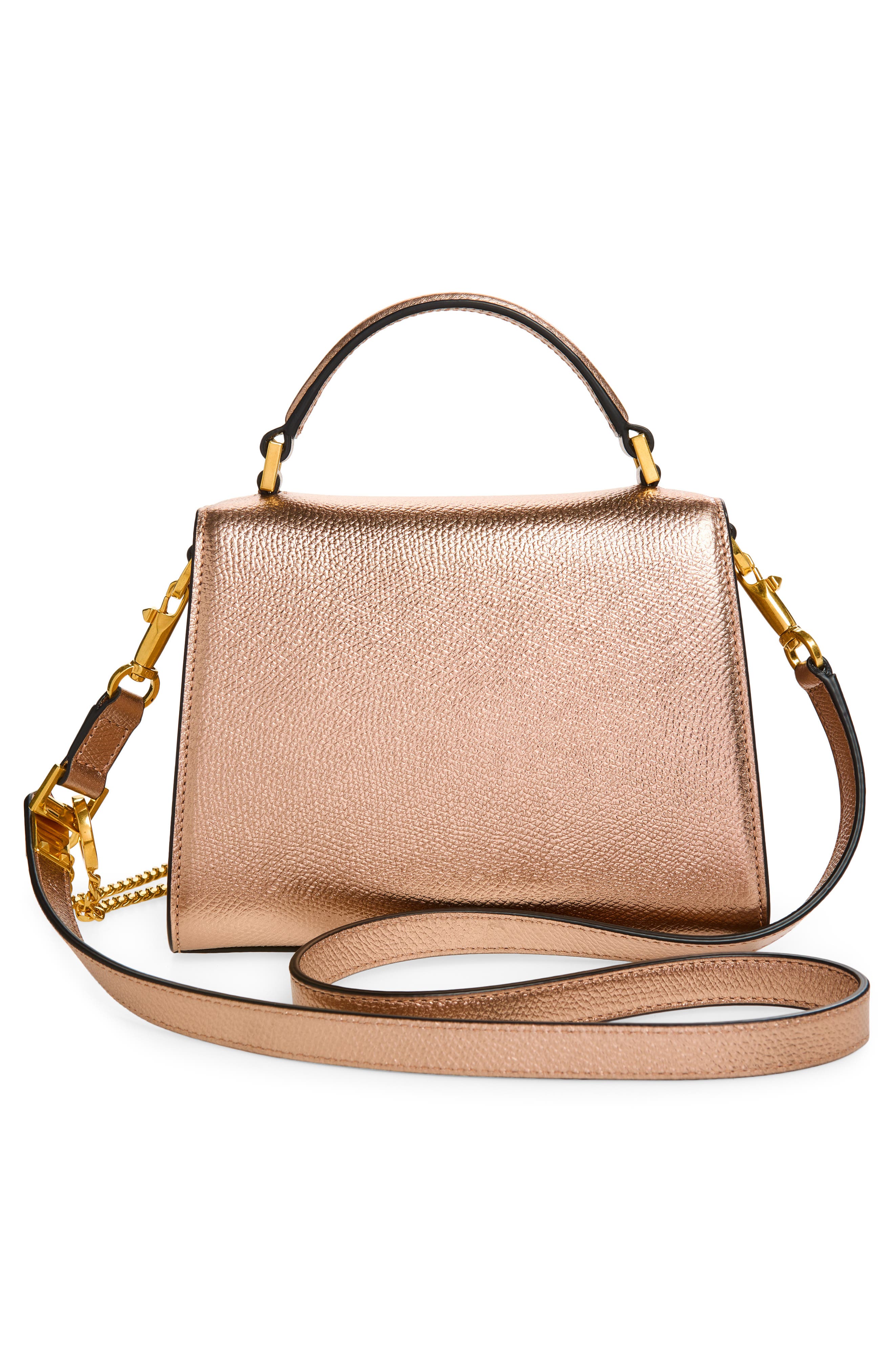 Mini Vsling Top Handle Bag, Alternate, color, ROSE