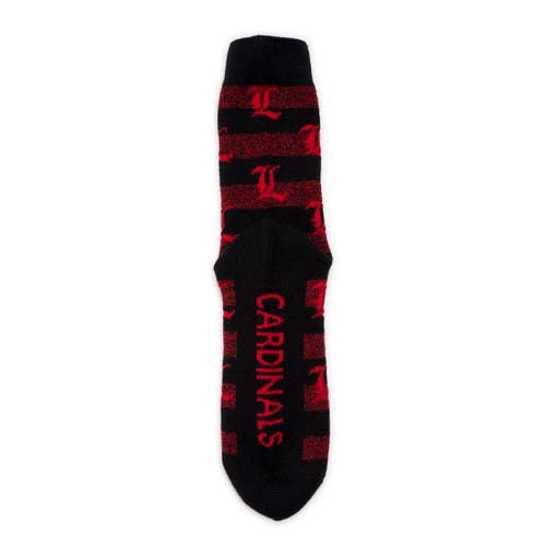 Muk Luks Gameday Terry Loop Socks In Black