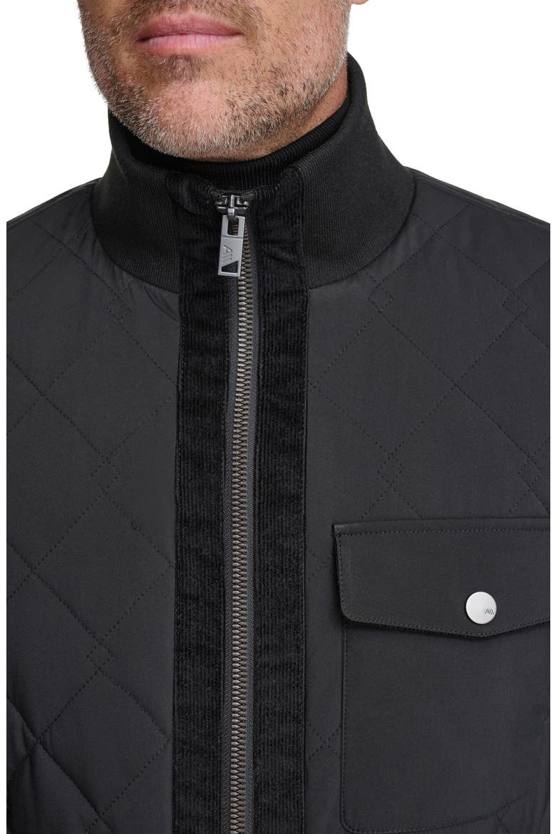 Amberg Water Resistant Jacket, Alternate, color, BLACK