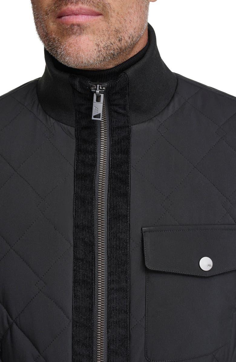 Andrew Marc Amberg Water Resistant Jacket, Alternate, color, Black