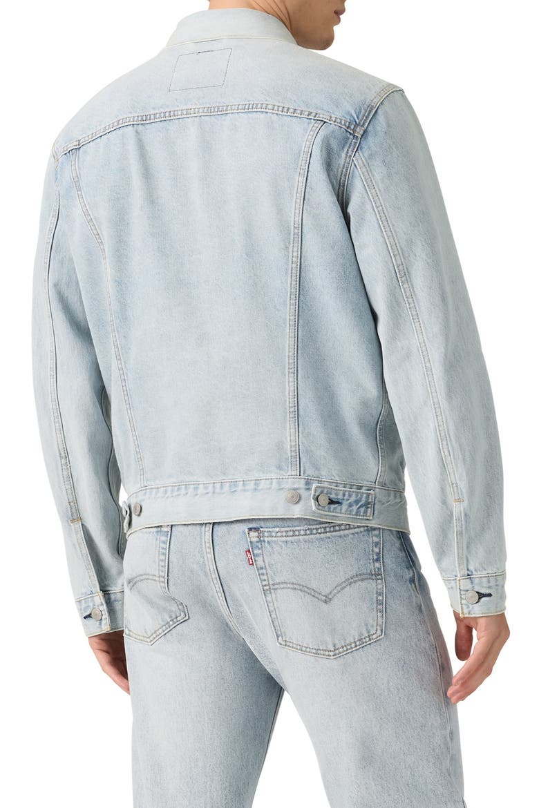 The Trucker Jacket, Alternate, color, INTO THE LIGHT T