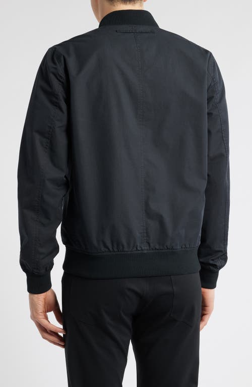 Allsaints Bassett Reversible Bomber Jacket In Blue