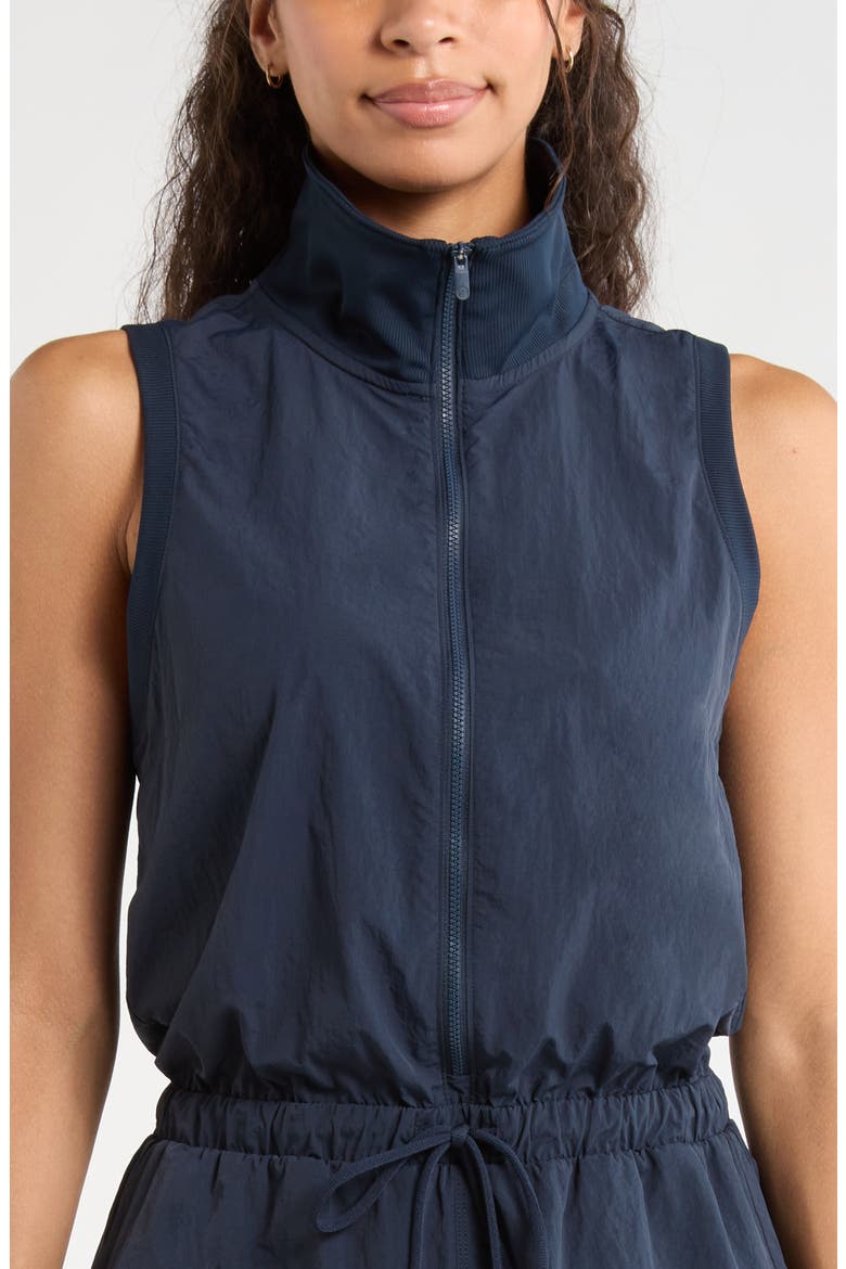 Travel Lite Romper, Alternate, color, NAVY SAPPHIRE
