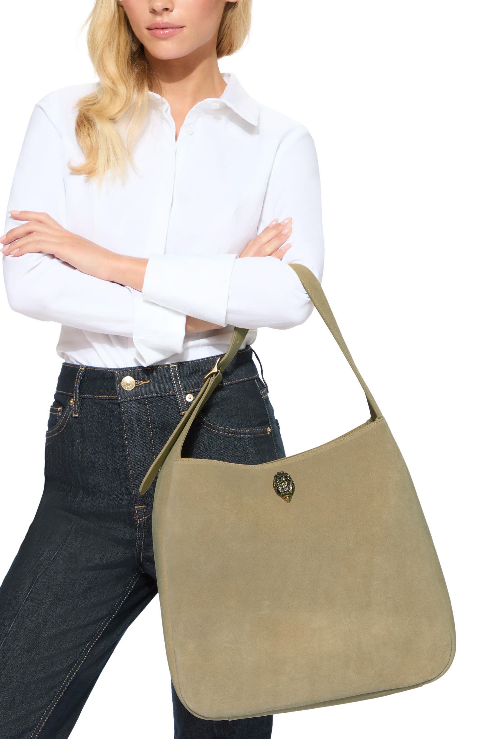 Kurt Geiger London Large Bond Hobo Bag, Alternate, color, 