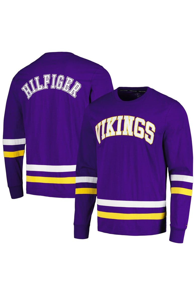 Men's Tommy Hilfiger Purple/Gold Minnesota Vikings Nolan Long Sleeve T-Shirt, Main, color, Purple