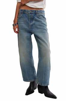 Free People Deep Trance Low Rise Boyfriend Jeans