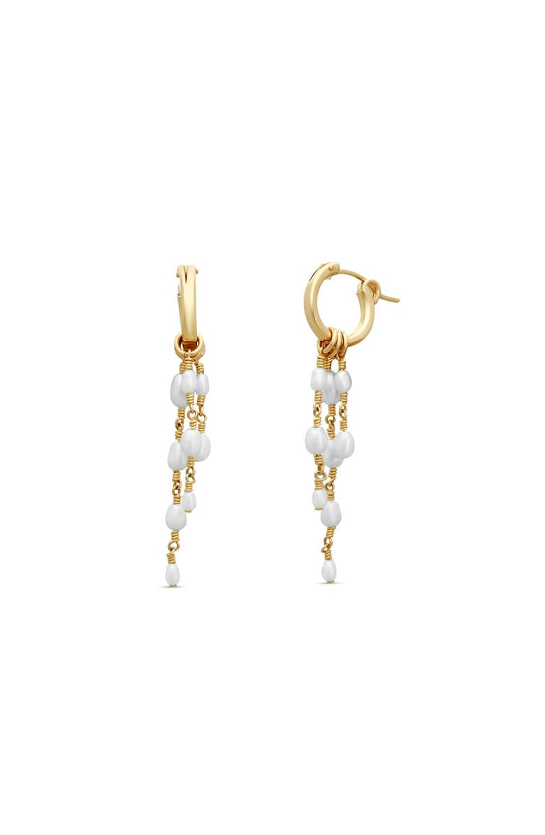 ABLE Celeste Pearl Chandelier Earrings Gold, Main, color, Gold/Pearl