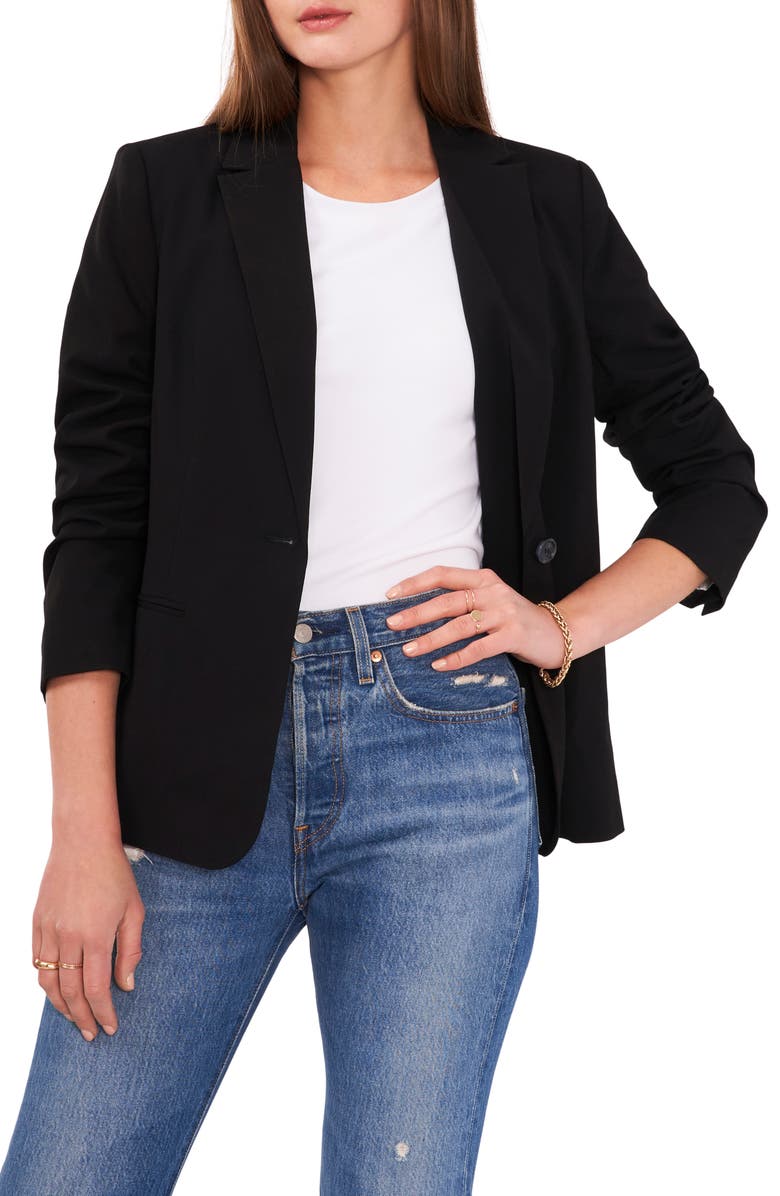 Vince Camuto Sophia One-Button Blazer, Main, color, 