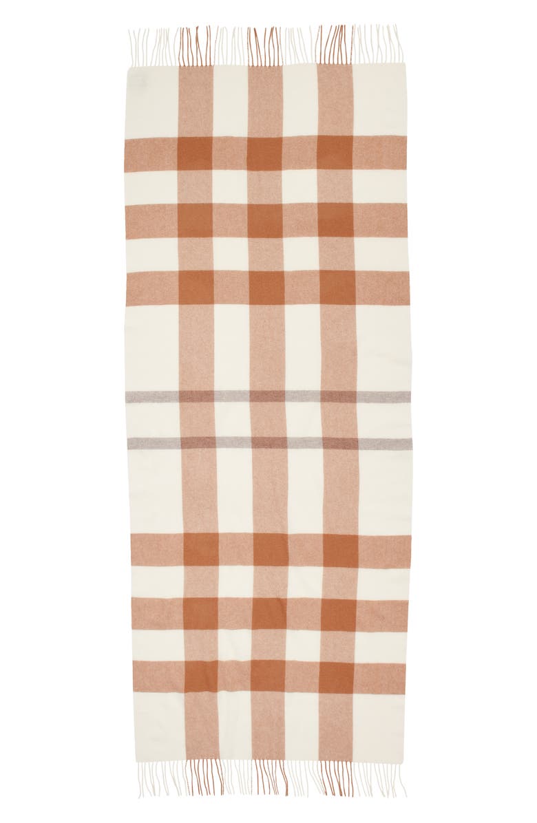 Nordstrom Buffalo Check Cashmere Scarf, Alternate, color, 