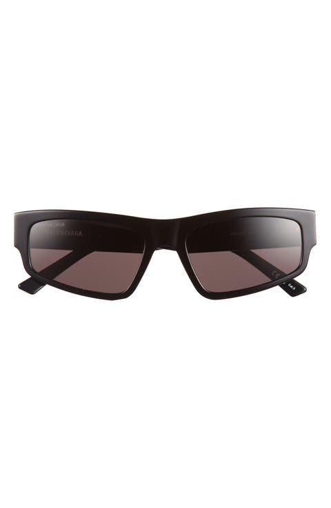 56mm Rectangular Sunglasses