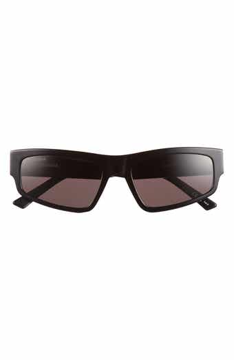Balenciaga 56mm Rectangular Sunglasses