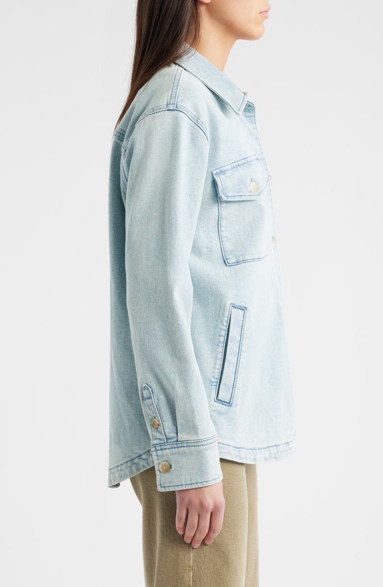 Faherty Holden Denim Shirt Jacket, Alternate, color,