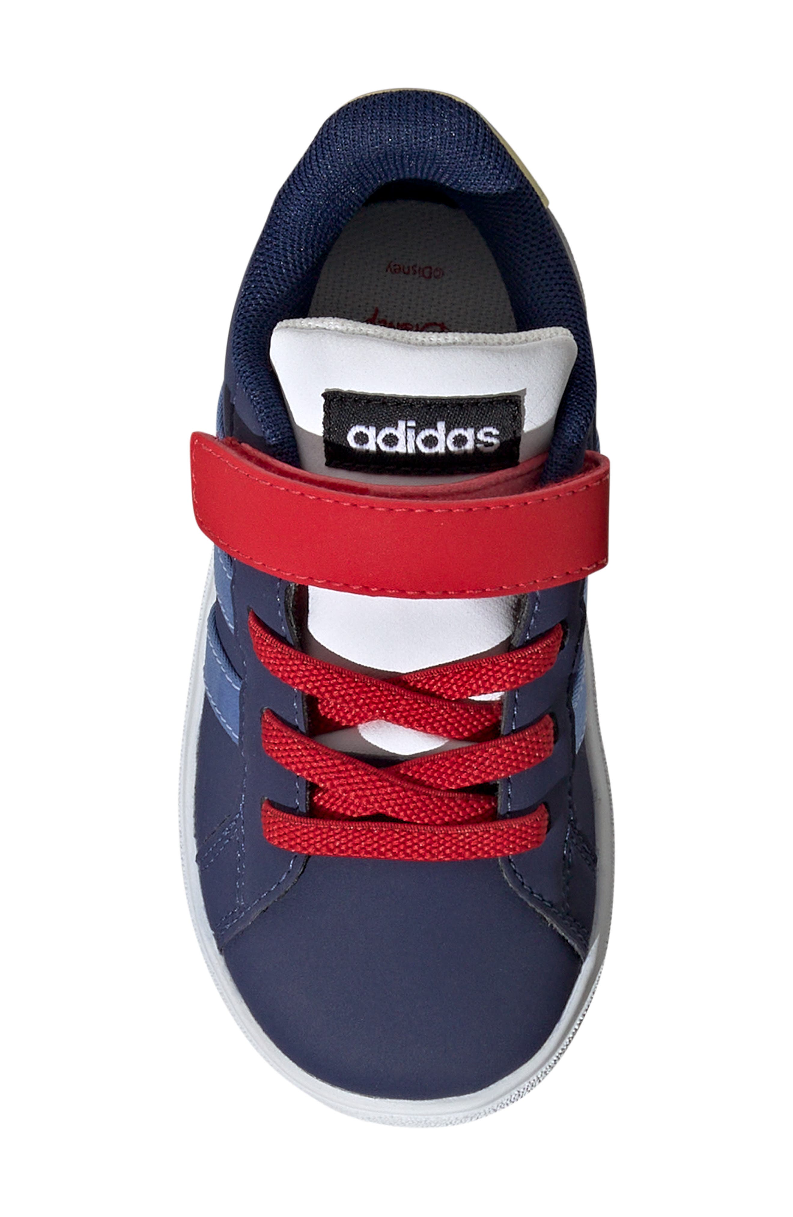 adidas Kids' Grand Court 00s Snow White Sneaker, Alternate, color, 