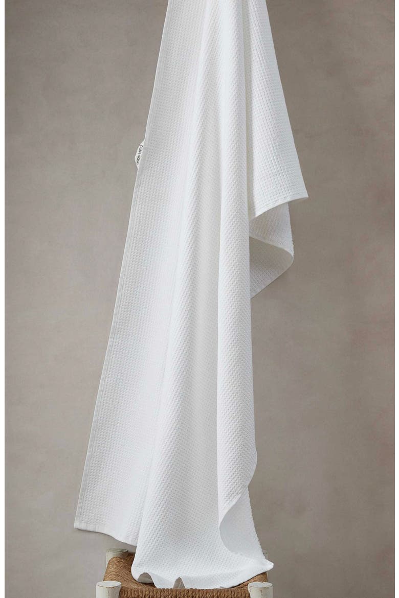 Eternity Set of 2 Bath Sheets, Alternate, color, WHITE