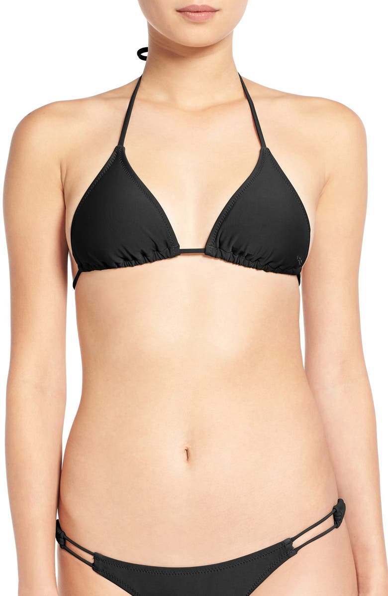 Volcom 'Simply Solid' Triangle Bikini Top, Main, color, 