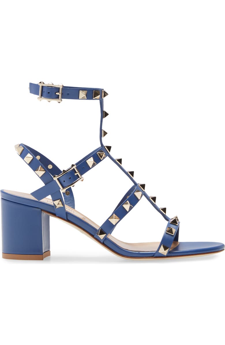 Valentino Garavani Rockstud Block Heel Sandal, Alternate, color,