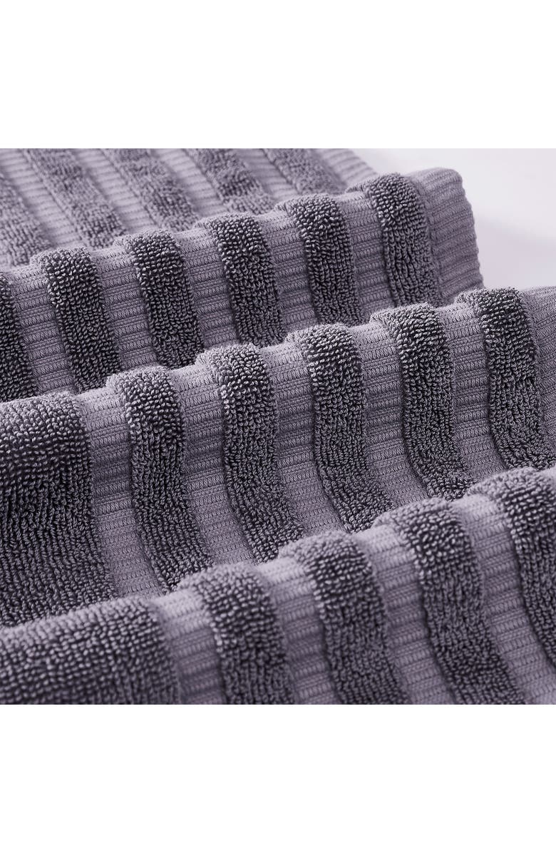Modern Threads Yard Dyed 6-Piece Towel Set, Alternate, color, Grey Lavender