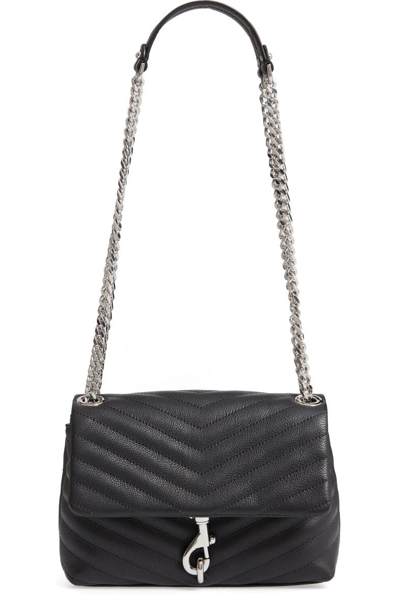 Rebecca Minkoff Edie Quilted Leather Crossbody Bag, Main, color,
