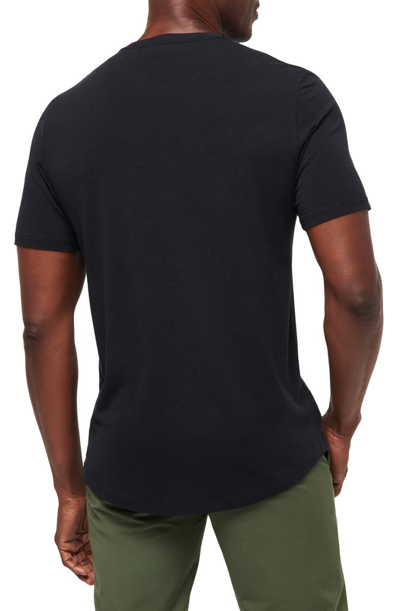 TravisMathew Cloud Crewneck T-Shirt, Alternate, color, Black