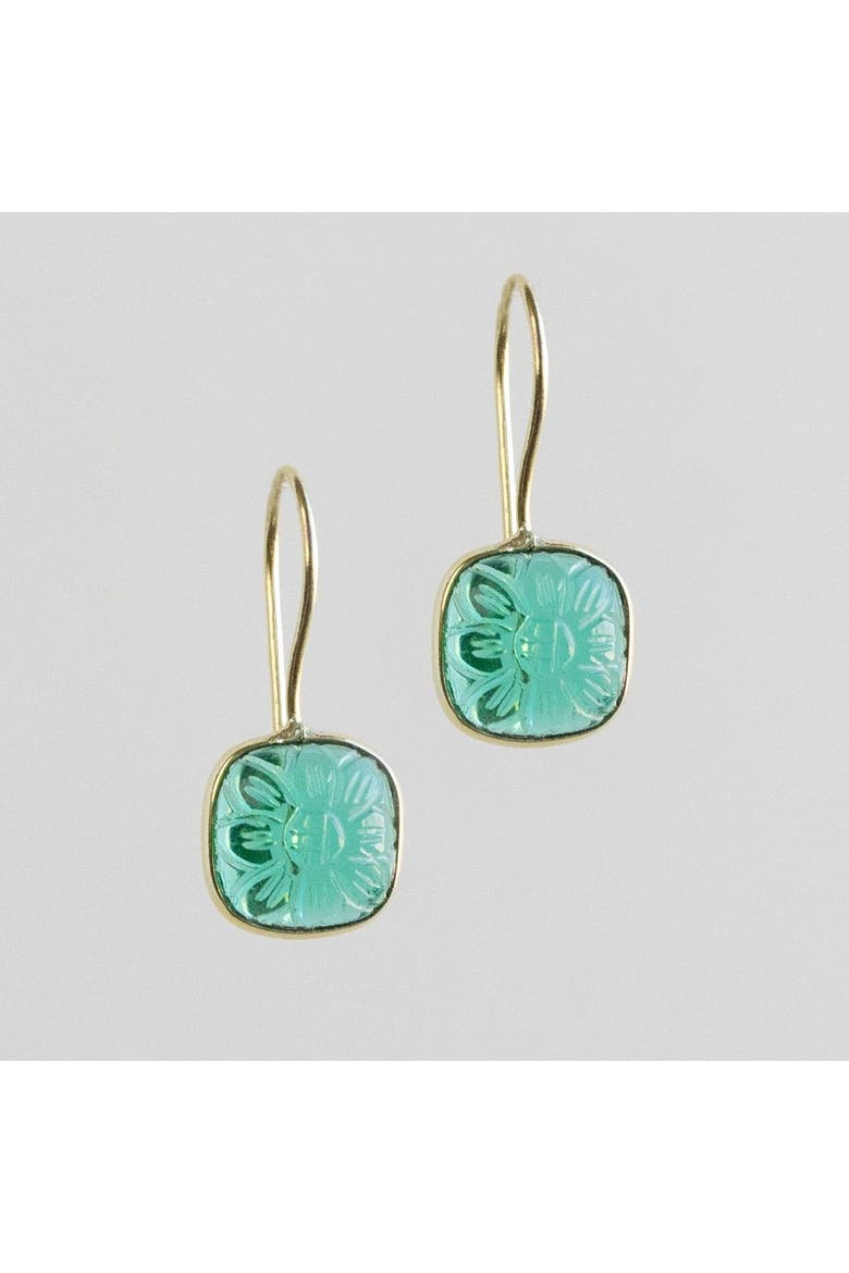 Lalita Blue Daisy Dangle Earrings, Alternate, color, Multi Color