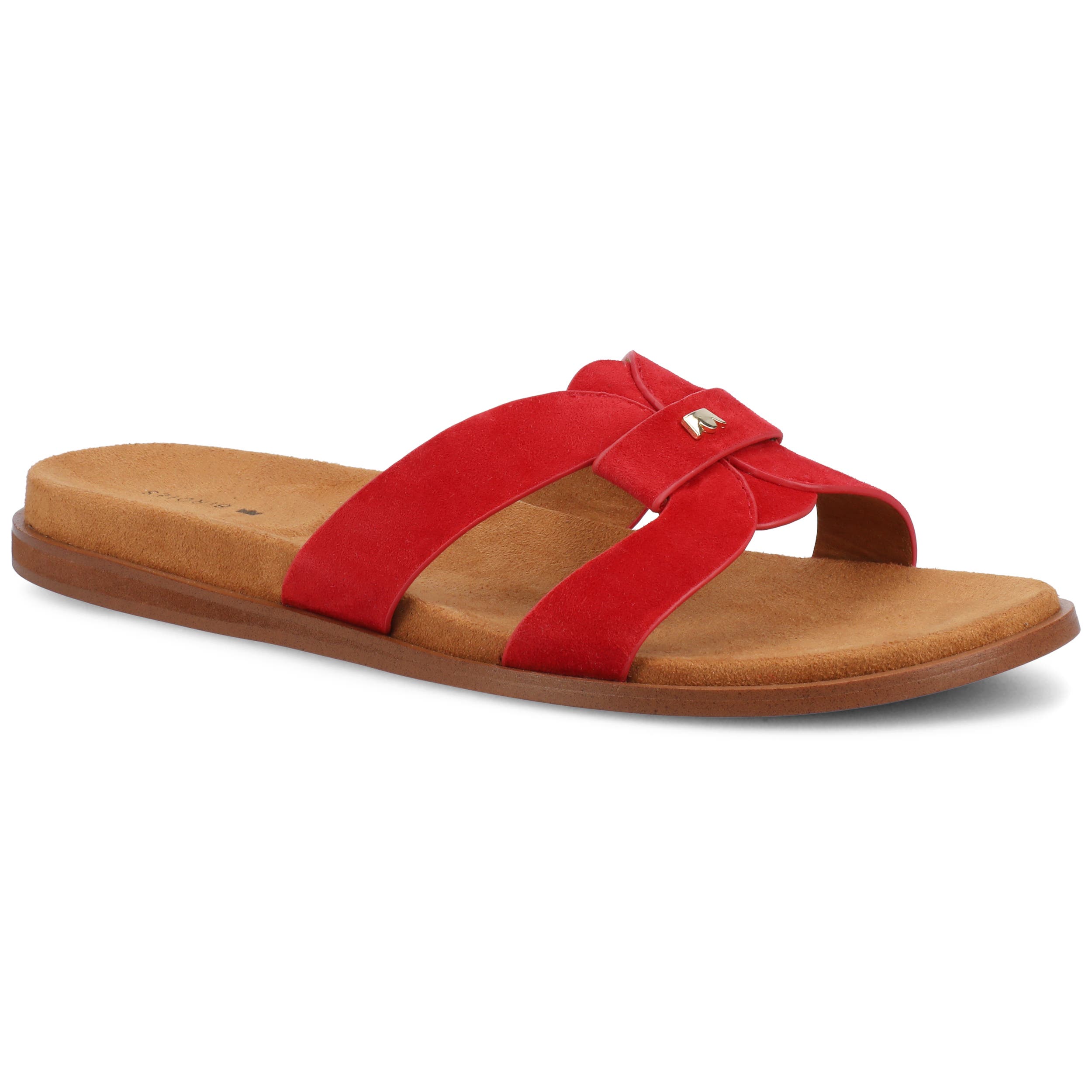 Birdies The Sunbird Sandals, Main, color, Red Suede