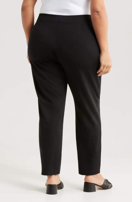 Eileen Fisher Slim Ankle Pants In Black