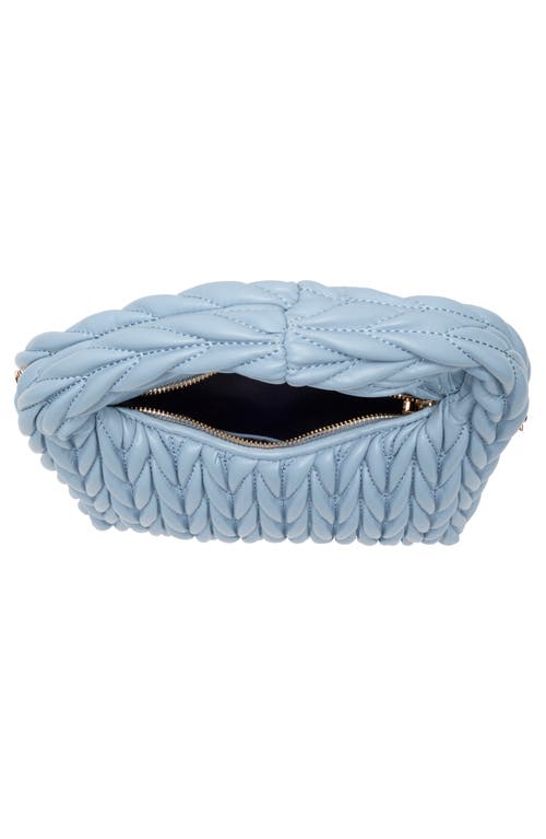 Urban Expressions Handbags Pleated Shoulder Bag In Blue