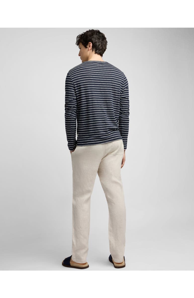 Onia Pigment Dye Linen Pull On Pant, Alternate, color, Bone