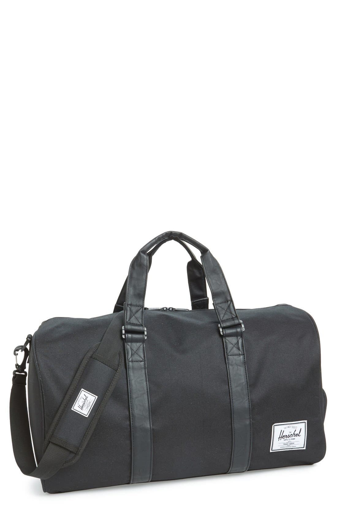 Novel Duffle Bag, Main, color, BLACK/ BLACK
