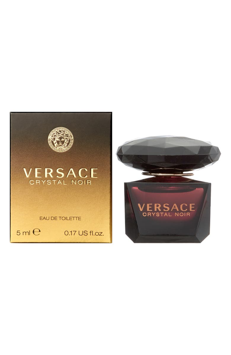 Versace Crystal Noir Mini Eau de Toilette, Alternate, color,
