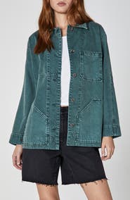 Unpublished Mari Patch Pocket Denim Chore Jacket